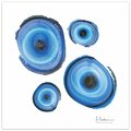 Solid Storage Supplies Mineral Rings I Frameless Free Floating Tempered Glass Panel Graphic Wall Art SO3489207